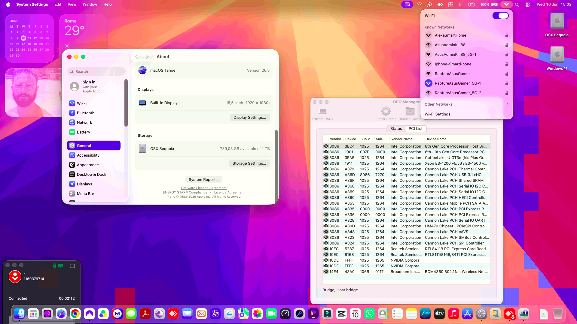 Acer Nitro 5 AN515 52 79ML 2nd [CoffeeLake   Intel UHD 630 + I2C]   OpenCore 2